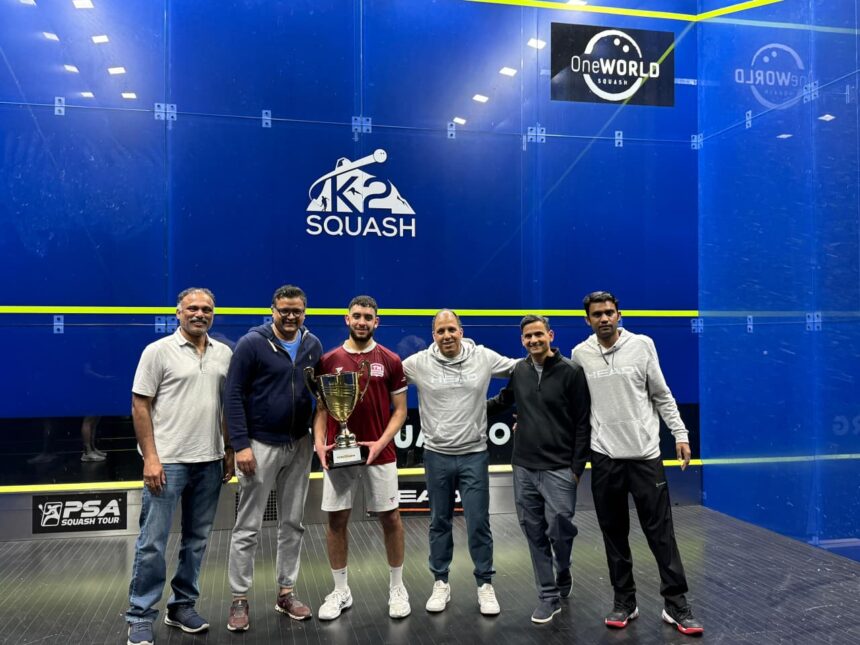 salman khalil - Salman Khalil Wins K2 Squash PSA Challenger