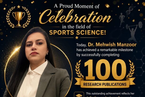 mehwish manzoor - Dr Mehwish Manzoor Reaches 100 Research Publications