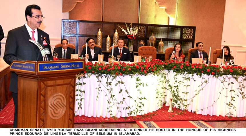 belgian royal visit - Chairman Senate Hosts Belgian Royal Visit