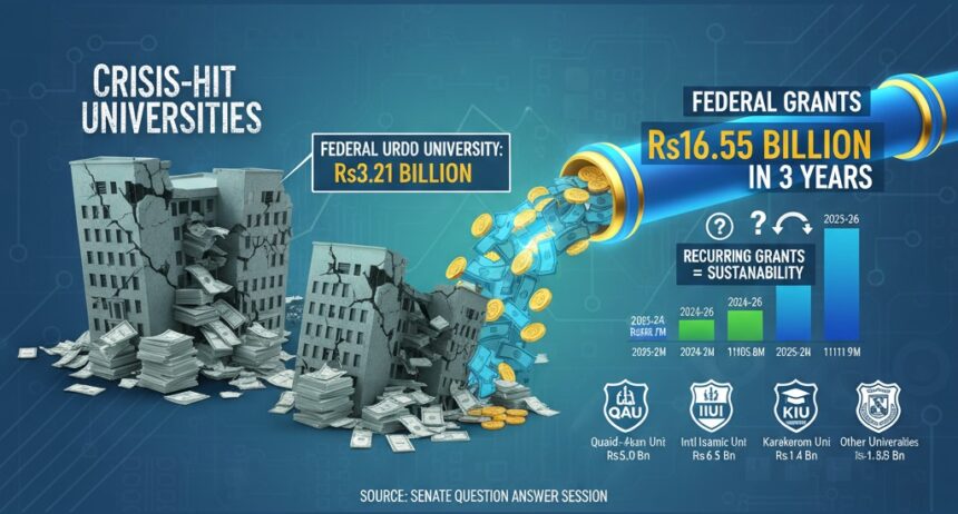 federal grants - Federal Grants Top Rs16.55 Billion for Four Universities