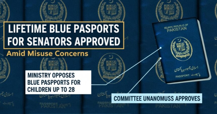 blue passports - Senators Get Lifetime Blue Passports Approved