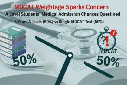 mdcat weightage - MDCAT Weightage Concerns for A Level Students