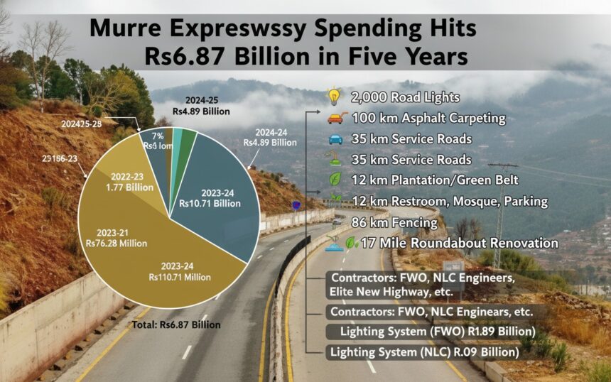 murree expressway - Murree Expressway Spending Reaches Rs6.87 Billion
