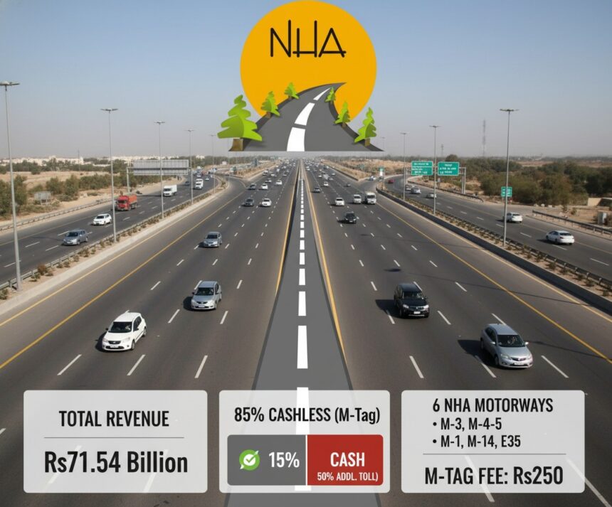 m tag revenue - NHA Collects Rs71.54 Billion in M Tag Revenue