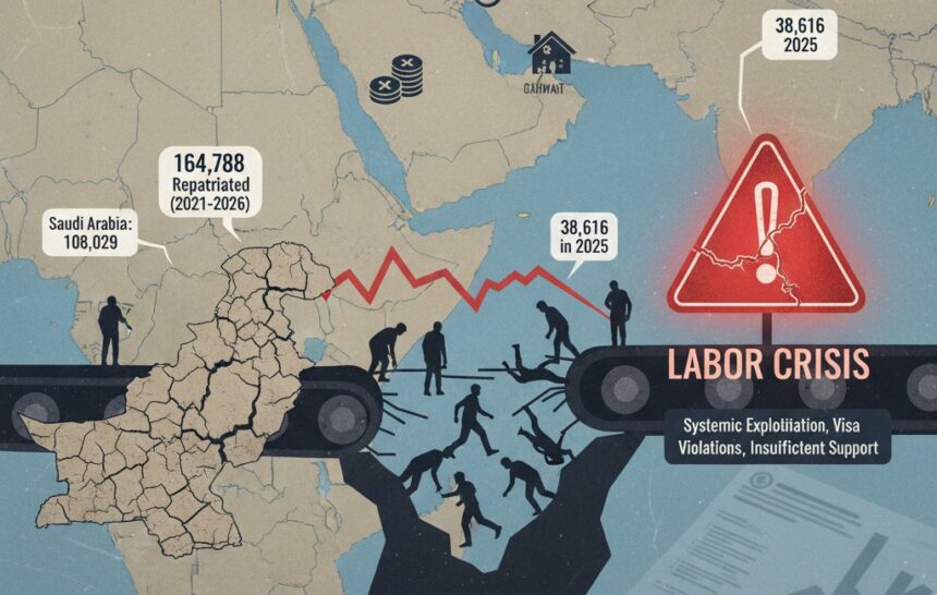 gulf deportations - Gulf Deportations Push Pakistan to Repatriate 164,788