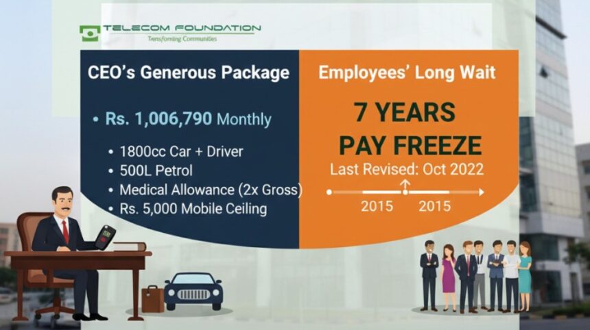 telecom foundation - Telecom Foundation CEO Draws Rs1 Million Monthly