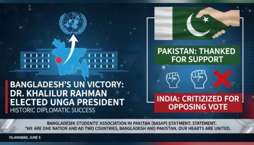 unga presidency - Bangladesh Wins UNGA Presidency