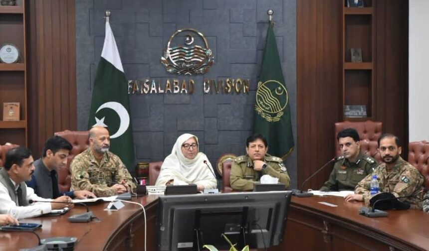 muharram security - Muharram security reviewed across Faisalabad division