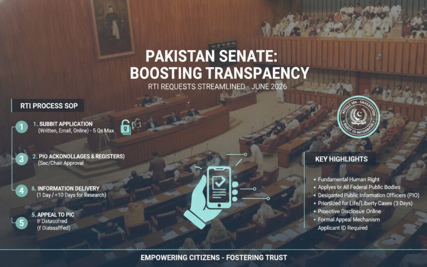 right to information - Senate SOP Strengthens Right to Information