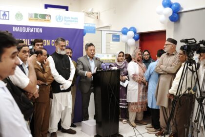 vaccination centre - Vaccination Centre Opens in Karachi to Serve District South