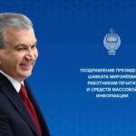 Shavkat Mirziyoyev greets media workers on June 27