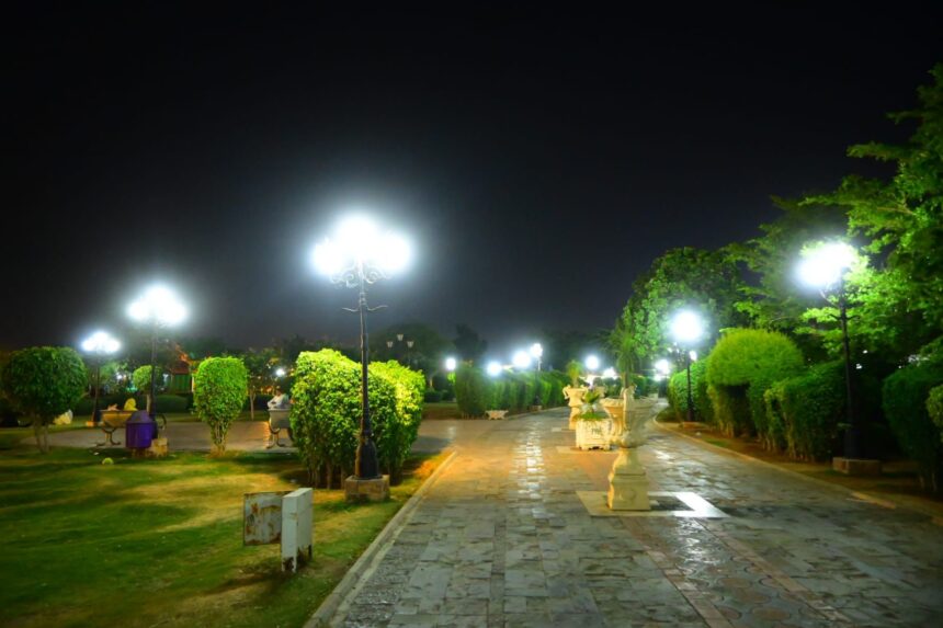 rawal park lighting - Rawal Park Upgraded with Special Night Lighting