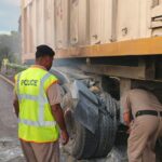 motorway police - Motorway police stops trailer fire near Chakri