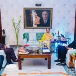 chaudhry riaz - Chaudhry Riaz Meets Faryal Talpur in Islamabad