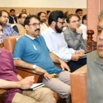 PMAS-AAUR officials attending the first Institutional Quality Circle Board meeting in Rawalpindi