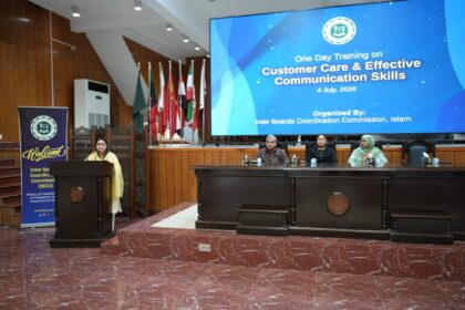 IBCC officials attend customer care training in Islamabad