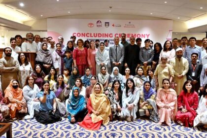 EWG project ceremony in Islamabad empowering women and girls