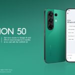 TECNO smartphone promotion with Google AI Plus in Pakistan