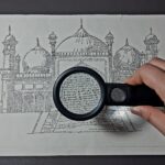 Badshahi Mosque physics sketch by Pakistani student Shanzay Khattak