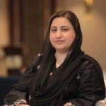 National Assembly Speaker Sardar Ayaz Sadiq congratulates Ayesha Javed