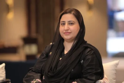 National Assembly Speaker Sardar Ayaz Sadiq congratulates Ayesha Javed