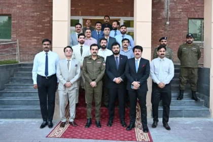 CPO Hassan Mushtaq Sukhera during visit to CCD regional office Rawalpindi