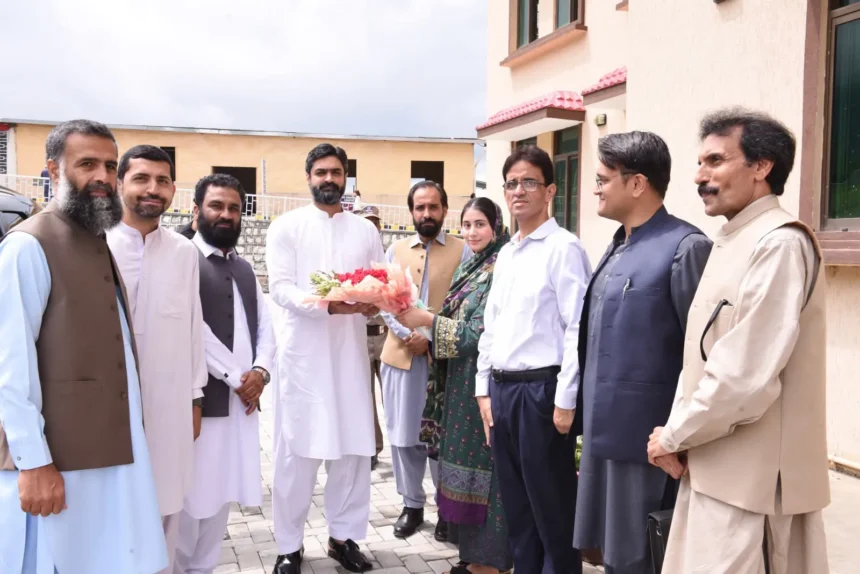 Deputy Commissioner Abbottabad Captain retd Sarmad Saleem visiting COMSATS University Abbottabad Campus