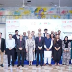 Participants at the launch of the digital life skills education pilot at Islamabad College for Boys G-6/3
