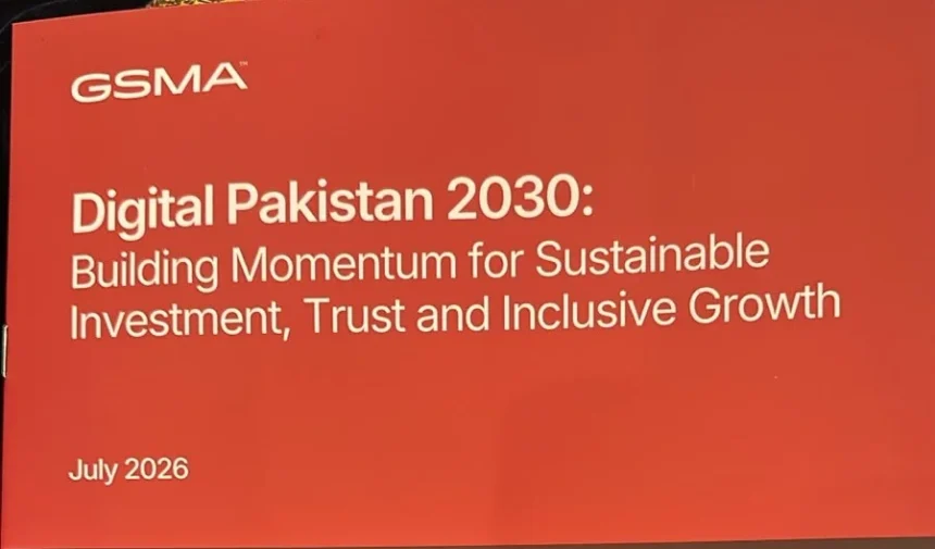 GSMA Digital Pakistan 2030 report presentation