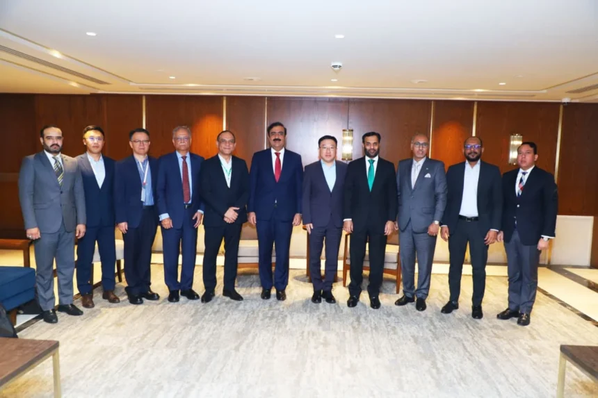 Officials discussing Hepatitis Delta therapy access during Pakistan-China health engagement