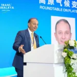Federal Minister Dr Musadik Malik addressing the 5th China Xizang Trans-Himalaya Forum for International Cooperation