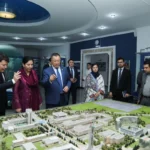 Wajiha Qamar meeting Professor Zhanseit Tuimebayev at Al-Farabi Kazakh National University