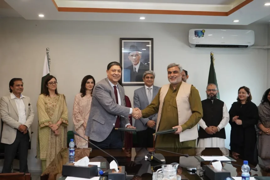Officials from MoFEPT and Nestlé Pakistan attend LoU signing ceremony in Islamabad