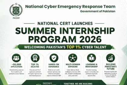 National CERT Summer Internship Programme 2026 selected interns cybersecurity Pakistan