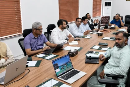 Participants attending a consultative workshop on Pakistan digital health plan in Lahore