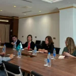 Dr Musadik Malik meeting Türkiye Deputy Minister Fatma Varank in Shamakhi