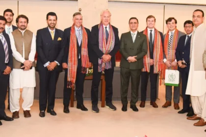 Barrister Danyal Chaudhry speaking on Pakistan-US parliamentary relations
