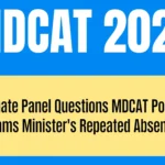 Senate Subcommittee on National Health meeting on PMDC MDCAT policy in Islamabad