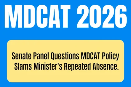 Senate Subcommittee on National Health meeting on PMDC MDCAT policy in Islamabad