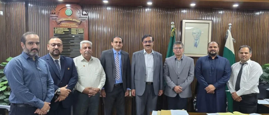 PPA delegation meeting DRAP CEO Dr Obaid Ullah Malik