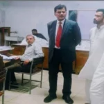 BISE Rawalpindi Chairman Professor Dr Iqbal Mahmood visiting Jhelum marking centre