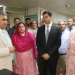 Federal Secretary Muhammad Aslam Ghori visiting Shaikh Zayed Hospital Lahore