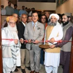 Chairman Senate Syed Yousaf Raza Gilani addressing the Sufism and Culture exhibition at PNCA Islamabad