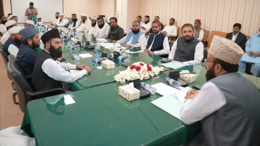 Ulema and Mashaikh meeting chaired by Sardar Muhammad Yousuf in Islamabad