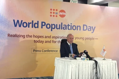 Young people in Pakistan using digital devices as UNFPA releases World Population Day report