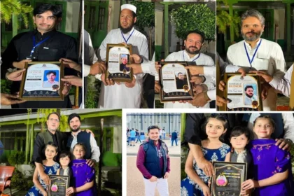 Former students honour teachers at District Council Public High School Upper Dir