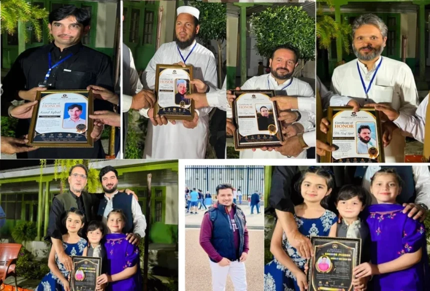 Former students honour teachers at District Council Public High School Upper Dir