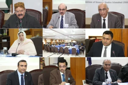 Speakers at ISSI and YFK event on Youm-e-Ilhaq-e-Pakistan in Islamabad