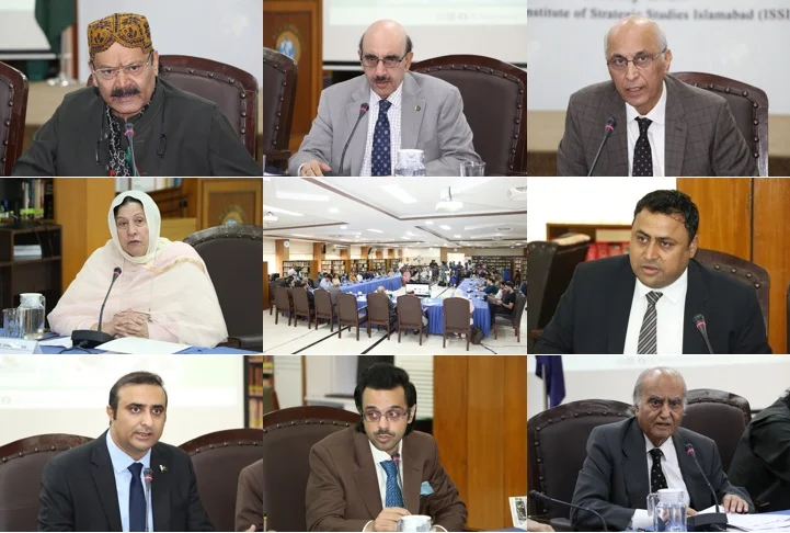 Speakers at ISSI and YFK event on Youm-e-Ilhaq-e-Pakistan in Islamabad
