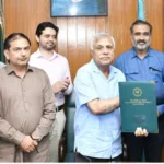 PMAS-AAUR officials and Seyrab Water Systems representatives at MoU signing meeting